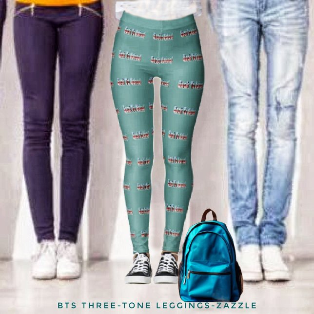 BTS Three-Tone Leggings (Creator Uploaded)