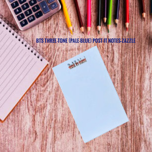 BTS Three-Tone Post-it Notes