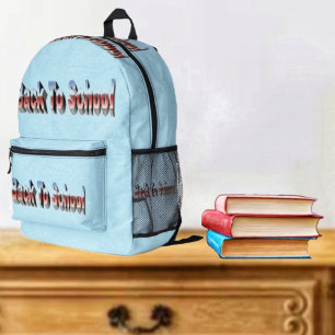 BTS Three-Tone Printed Backpack