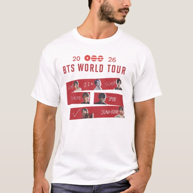 BTS World Tour 2026 T-Shirt (Front)