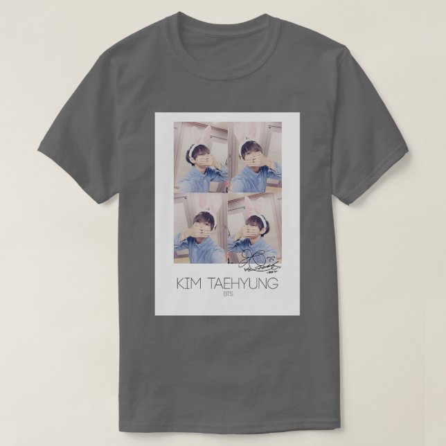 BTSBangtan Sonyeondan V Photocard 1 T-Shirt (Design Front)