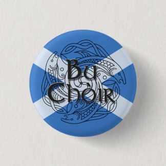 Bu Choir Saltire 3 Cm Round Badge
