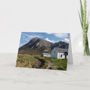 Buachaille Etive Mhor Lagangarbh Cottage Landscape Card