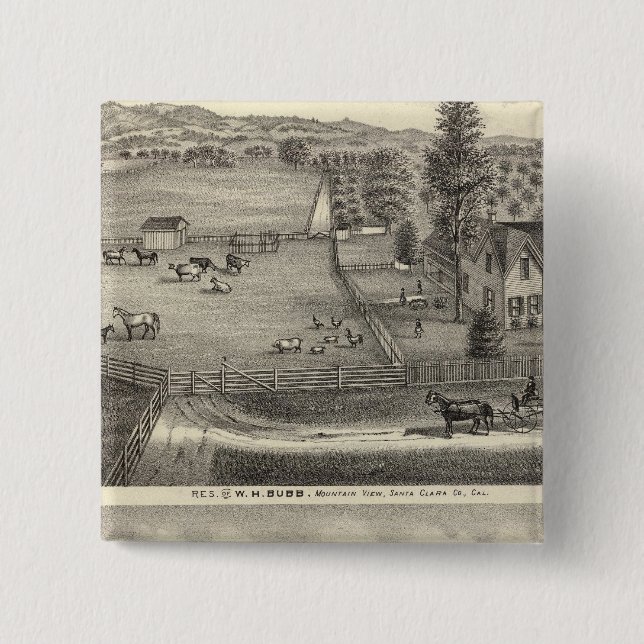 Bubb residences 15 cm square badge (Front)