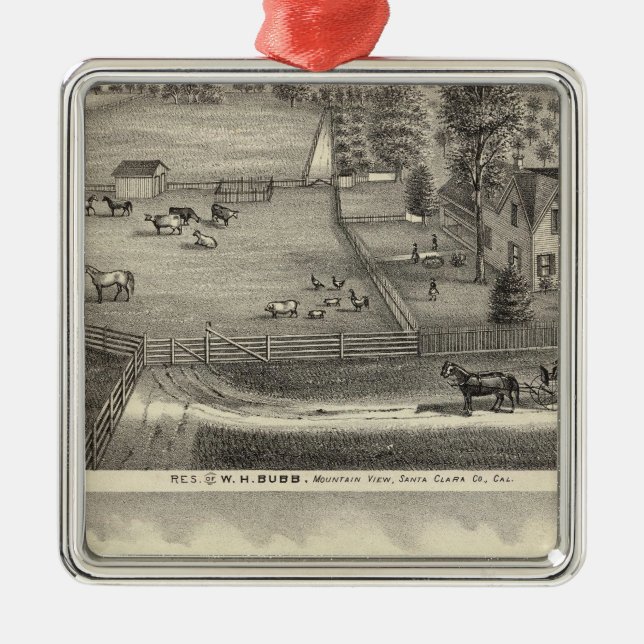 Bubb residences metal tree decoration (Front)