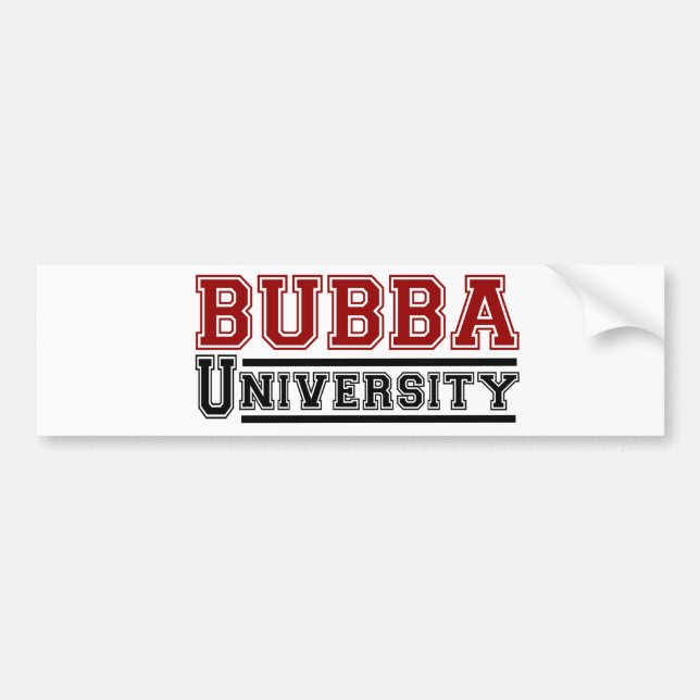 Bubba Bumper Sticker (Front)