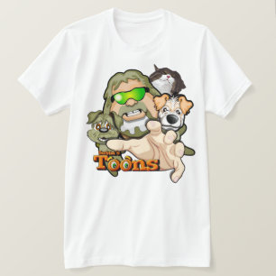 Bubba, Frodo, Nate and Simba the Cat T-Shirt