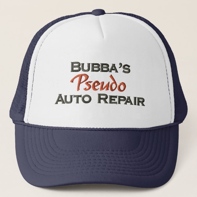 Bubba Weekend Mechanic Trucker Hat (Front)