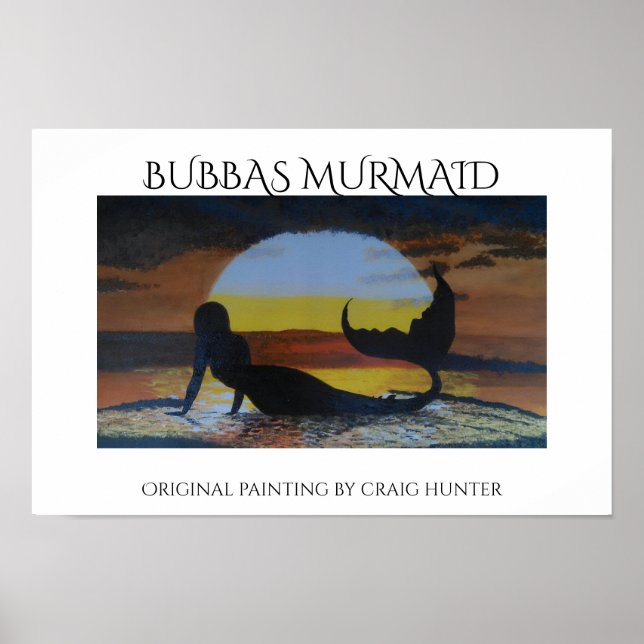 Bubbas mermaids poster (Front)