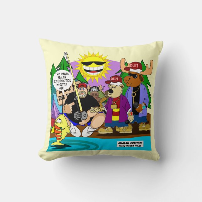 BUBBA'S TOONE PILLOW / OBAMA COMMENTARY (Front)