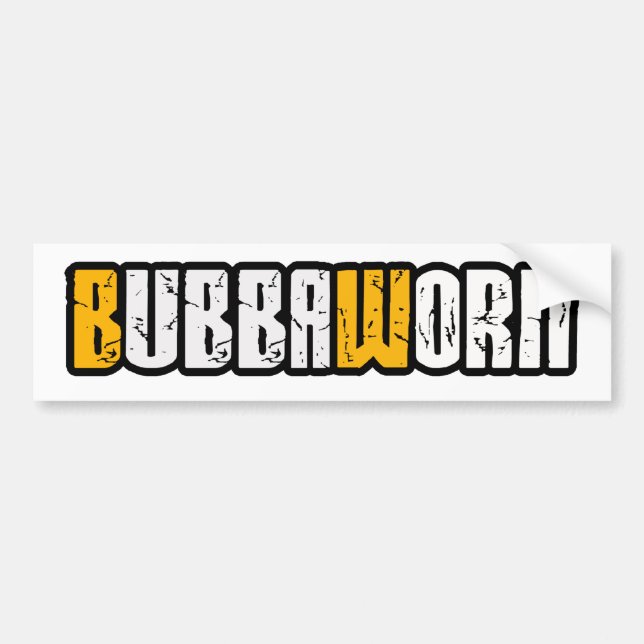 BubbaWorn bumper sticker (Front)