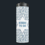 "Bubbe to Be" Funny New Grandma Pregnancy Reveal Thermal Tumbler<br><div class="desc">Celebrate the soon-to-be Bubbe in your life with this charming 'Bubbe To Be' tumbler! Featuring a beautifully intricate Star of David surrounded by delicate blue foliage, this tumbler is the perfect gift for any expecting grandmother. The soothing blue and white colour palette is not only a nod to Jewish tradition...</div>
