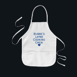 Bubbe's Latke Cooking Cerw Grandkids Kids' Apron<br><div class="desc">Perfectly cute kid sized apron to be kept at their grandma's or bubbe's house so they can help with the baking and cooking of the latke's for the holiday season.</div>