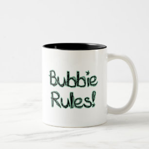 Bubbie Rules Two-Tone Coffee Mug