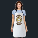 Bubble and Squeak Brunch UK British Food Cuisine Apron<br><div class="desc">Foodie design features an original marker illustration of 'bubble and squeak, ' a classic British food consisting of cabbage and potatoes,  and topped with an egg.</div>