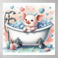 Bubble Bath Pig