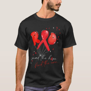 bubble blood cancer awareness red spread the hope T-Shirt