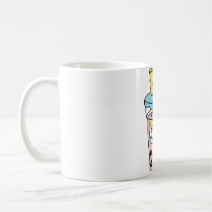 Bubble Boba Tea, Cody the Lovebird and Friends Coffee Mug