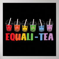 Bubble Boba Tea Equali-Tea LGBT Pride Rainbow