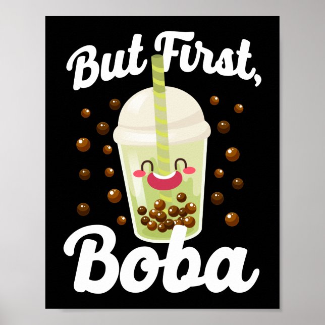 Bubble But First Boba Tea Poster (Front)