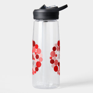 bubble circle water bottle