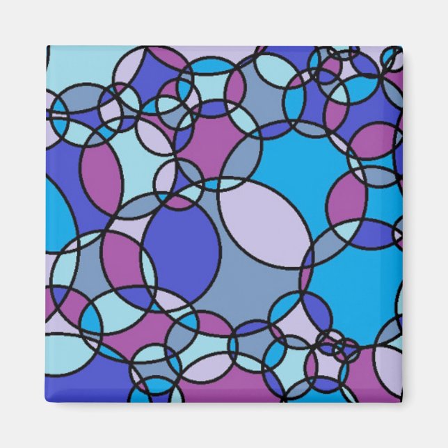 Bubble Circles Magnet (Front)