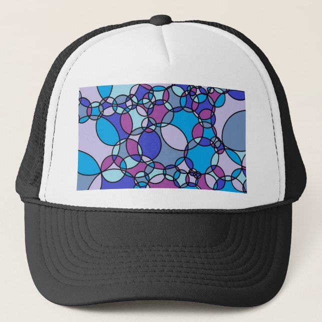 Bubble Circles Trucker Hat (Front)