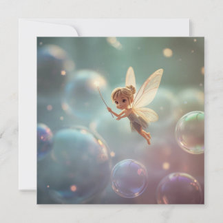 Bubble Fairy Invitation