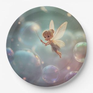Bubble Fairy Paper Plate