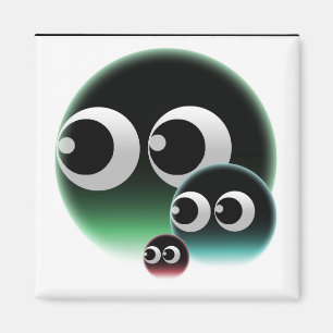 Bubble Family Magnet