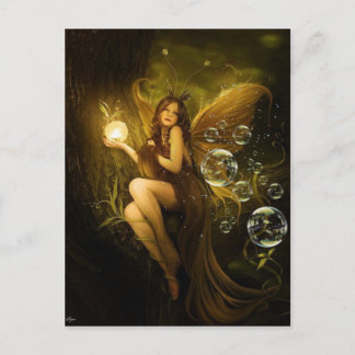 Bubble Fantasy Fairy Postcard