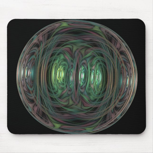 bubble fractal mouse pad (Front)