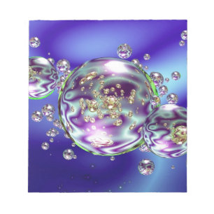 Bubble Galaxy Notepad