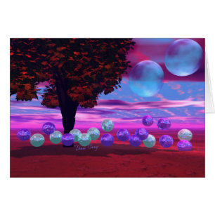 Bubble Garden - Rose and Azure Wisdom