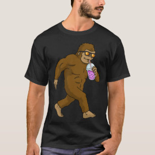Bubble Gift Kids Bigfoot Boba Bubble friendship T-Shirt