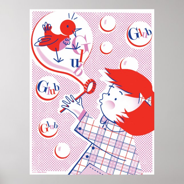 Bubble, Girl! Print (Front)