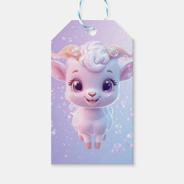 Bubble Goat Gift Tags (Front)