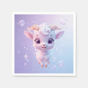 Bubble Goat Napkin