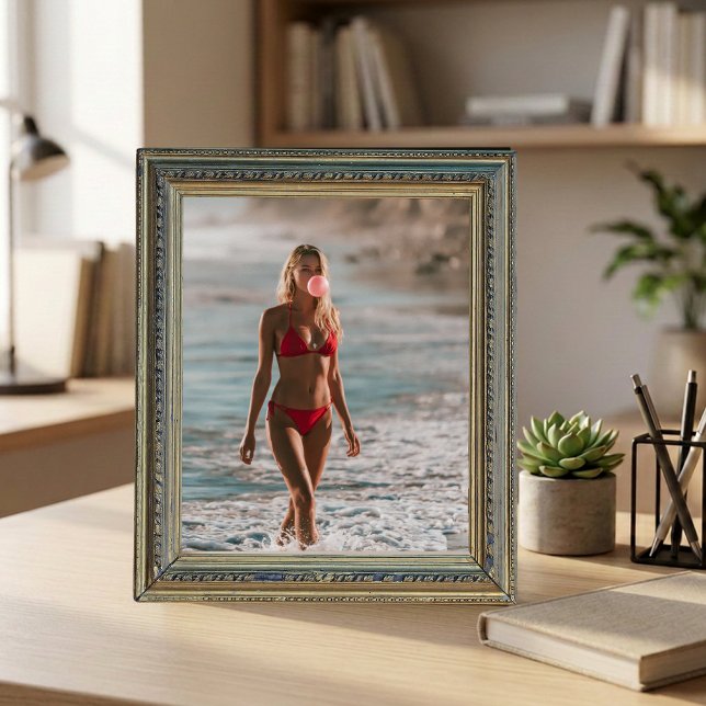 Bubble Gum Beach Babe Coastal Summer Wall Art  (Creator Uploaded)