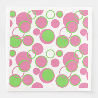 Bubble Gum Circles Napkin