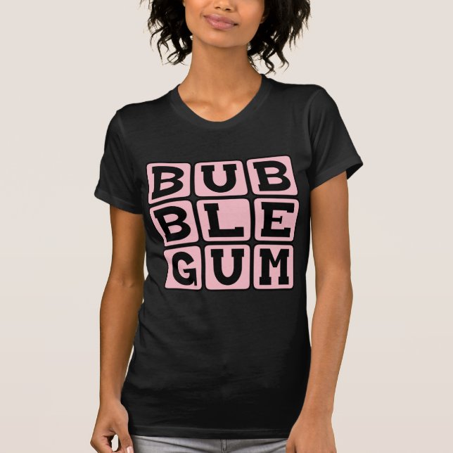 Bubble Gum, Colour and Candy T-Shirt (Front)