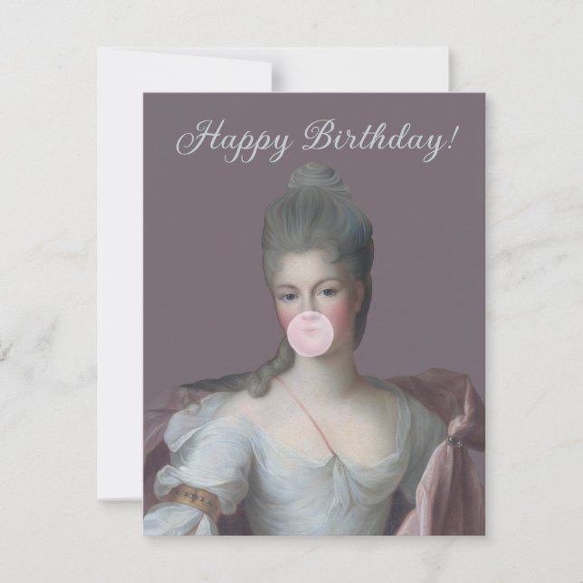 Bubble gum Diva Happy Birthday (Front)