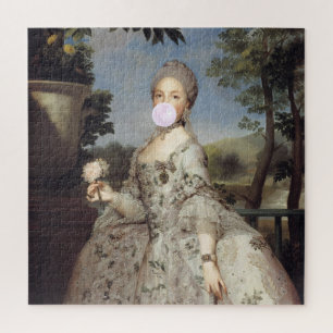 Bubble gum Diva Luisa de Parma Jigsaw Puzzle