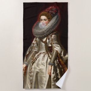Bubble gum Diva Marchesa Beach Towel