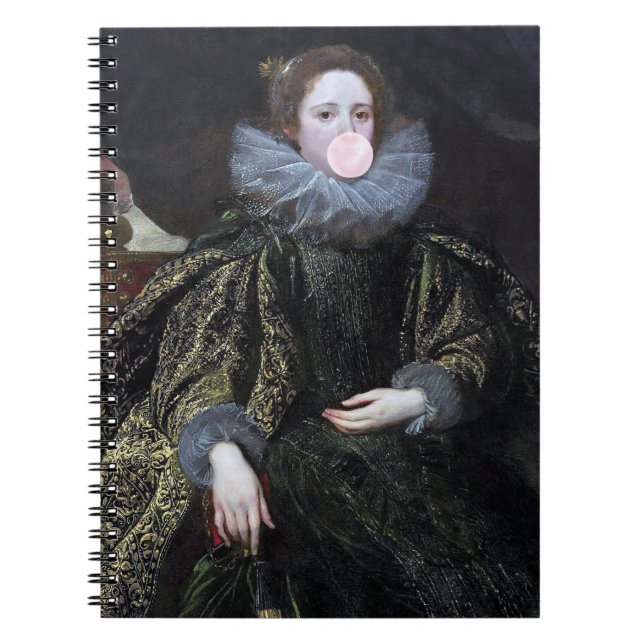 Bubble gum Diva Marchesa  Notebook (Front)
