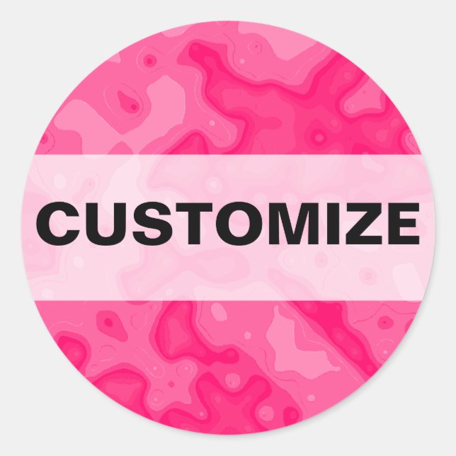 Bubble Gum Factory Accident Classic Round Sticker (Front)