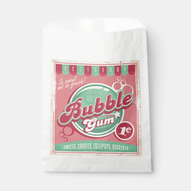 Bubble Gum Favour Bag (Front)