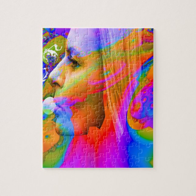 Bubble gum jigsaw puzzle (Vertical)