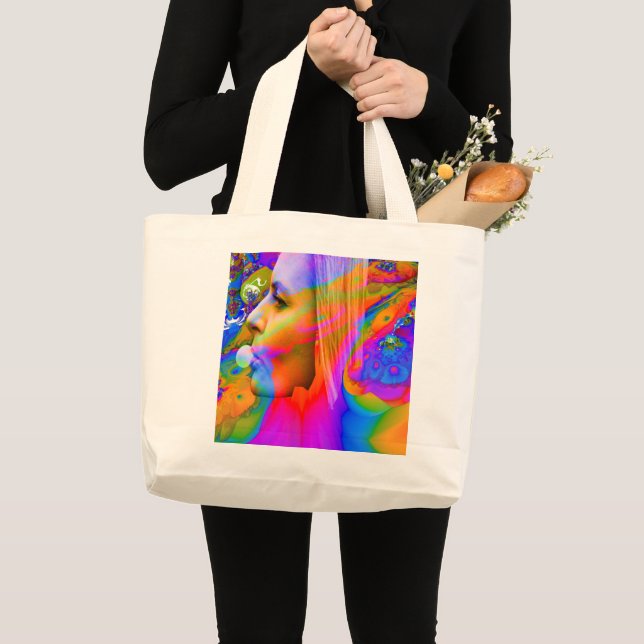 Bubble gum large tote bag (Front (Product))