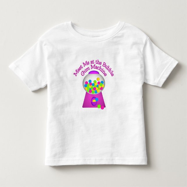 Bubble Gum Machine Toddler T-Shirt (Front)